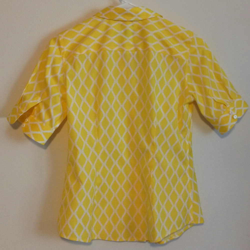 Talbots wrinkle resistant cotton top - Picture 3 of 6